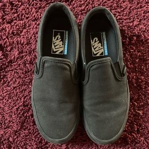 Black Slip On Vans